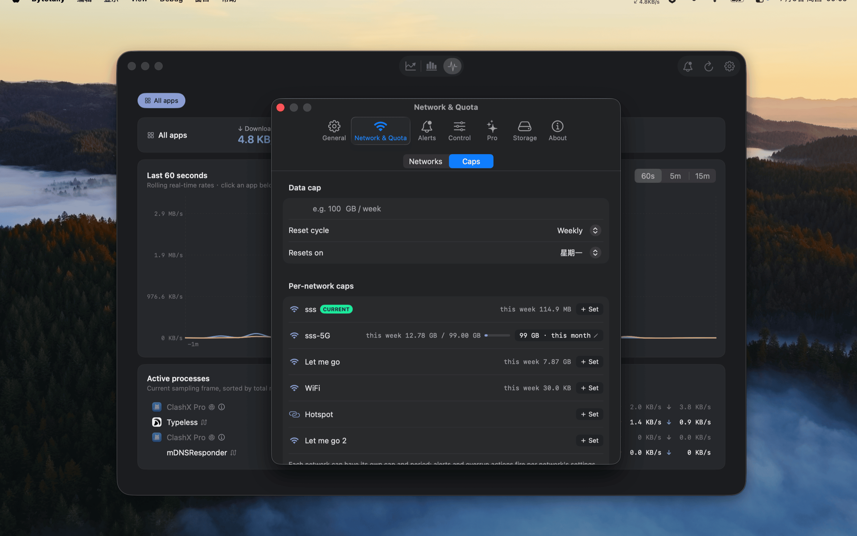 Bytetally overage auto-response settings